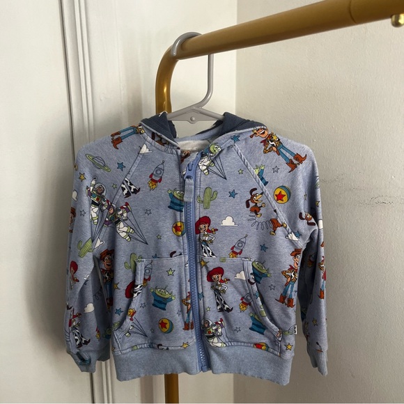 Little Sleepies PLAY Disney Toy Story Pals Bamboo Jersey Zip Hoodie 18-24 months - Picture 3 of 7